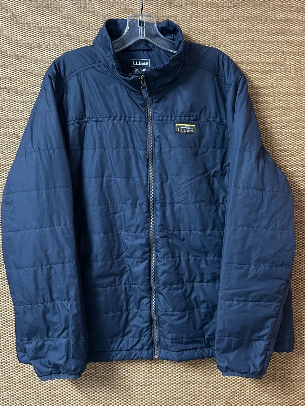 LL Bean Mountain Classic Puffer Jacket Womens 2X Plus Navy Blue